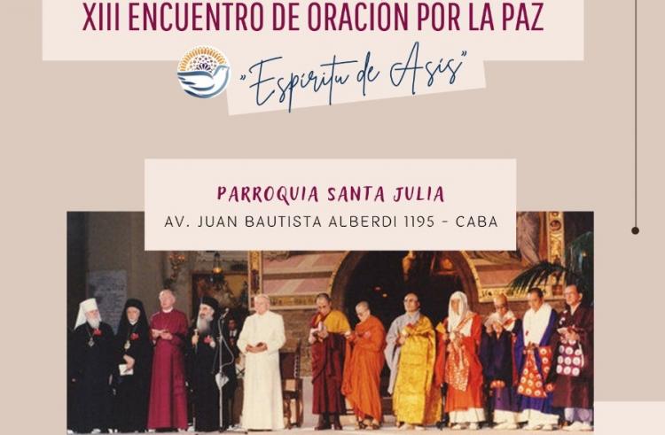 El "Espíritu de Asís" en un encuentro interreligioso de oración por la paz