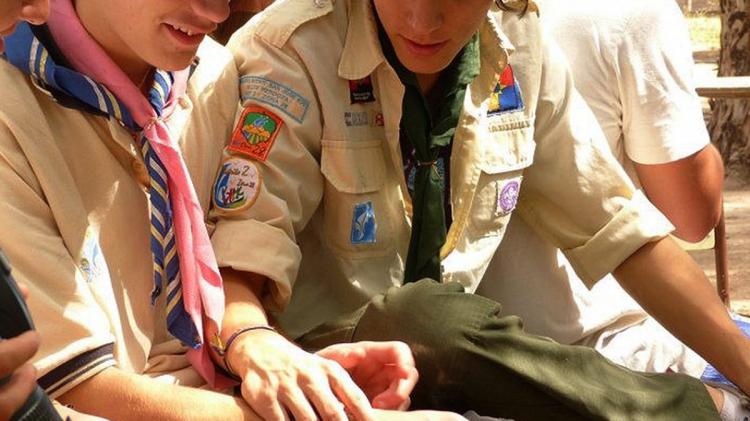 El grupo scout de San Pedro Apóstol tuvo su campamento en Pontevedra