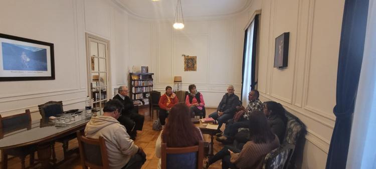 El presidente del Episcopado recibió a la Pastoral Aborigen de Jujuy