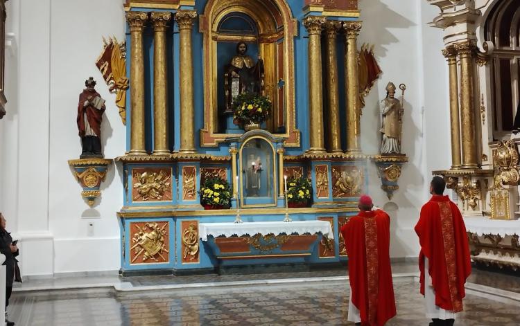 El templo más antiguo de Buenos Aires se unió a la fiesta de Santiago Apóstol