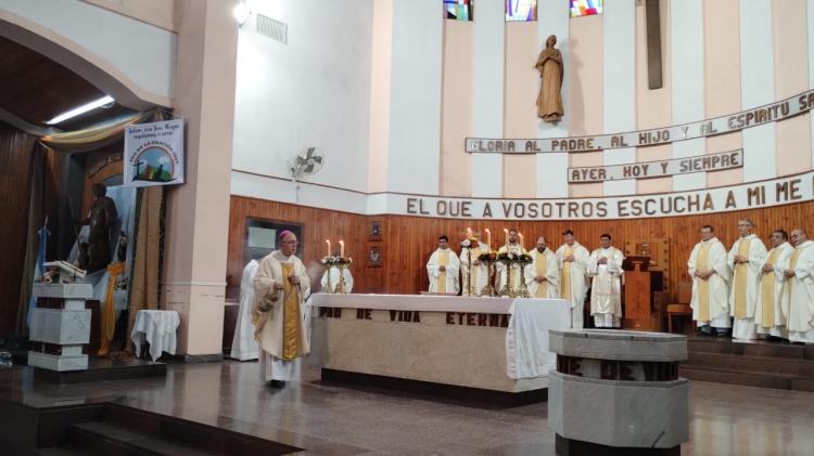 Emotiva fiesta patronal en la diócesis de San Roque