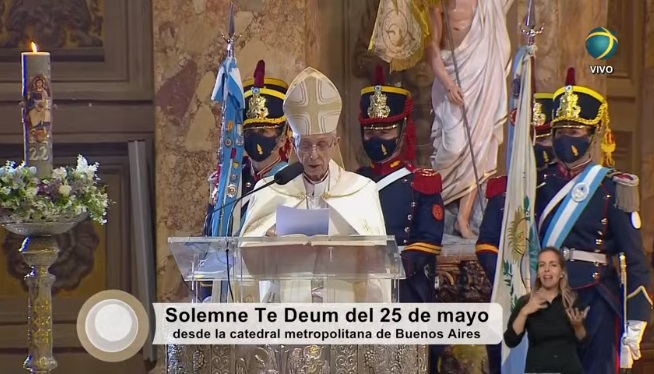 En el tedeum, el Card. Poli llamó a valorar el pasado para construir fraternidad