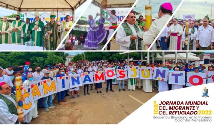 Encuentro de los pueblos hermanos de Colombia y Venezuela en "tierra de nadie"