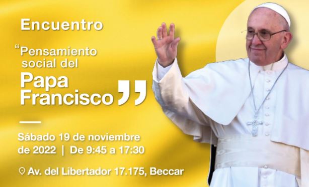 Encuentro sobre el "Pensamiento social del papa Francisco" en San Isidro