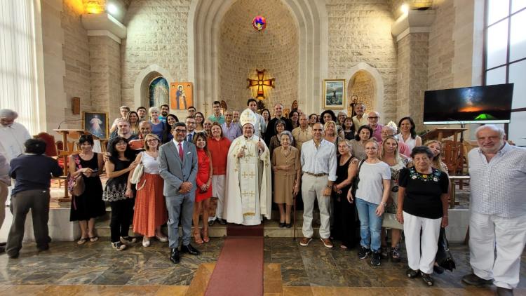 Fiesta de San Marón y Juan Marón en la eparquía de San Charbel