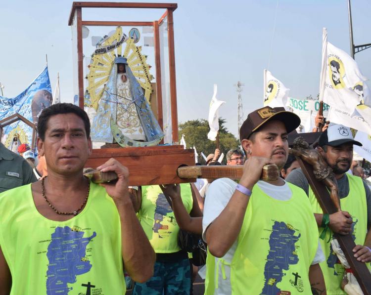 Finalizó en Luján la Peregrinación de los Hogares de Cristo por el país