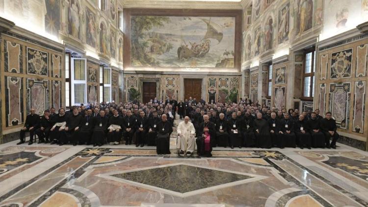 Francisco: "Huele a diablo cuando la liturgia es la bandera de la división"