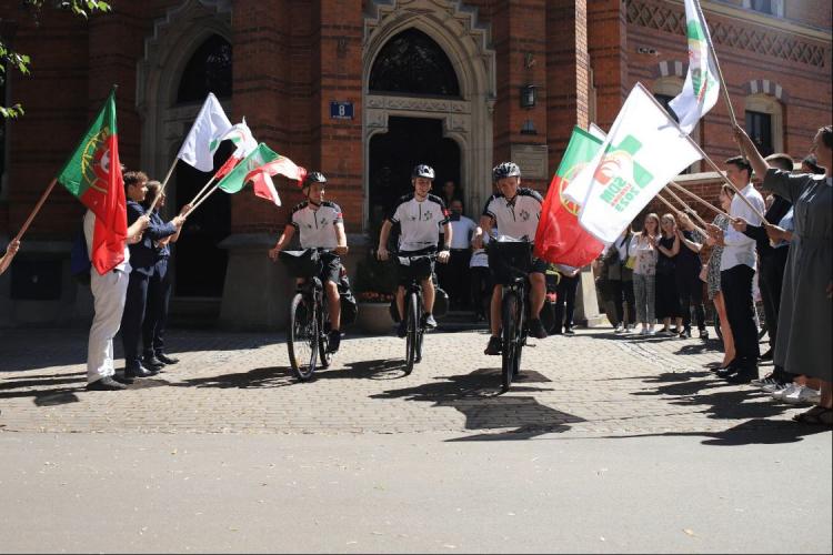 JMJ 2023: tres jóvenes unen Cracovia con Lisboa en bicicleta