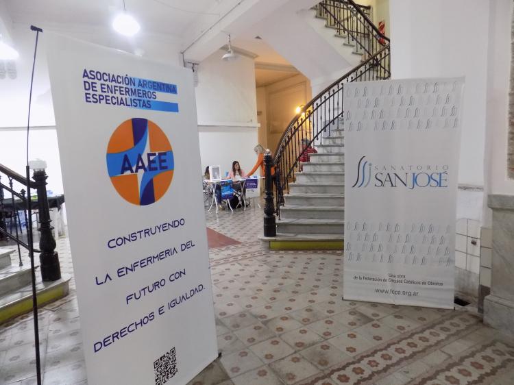 Jornada de Enfermería en el Sanatorio San José, de la FCCO