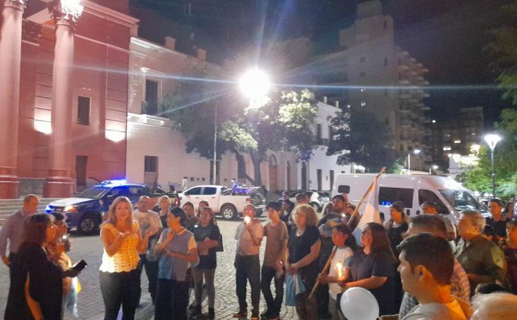 Jornada de oración y marcha de antorchas por la vida en Catamarca