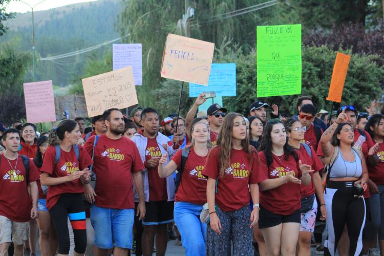 Junín de los Andes fue sede del retiro anual de jóvenes mayores salesianos