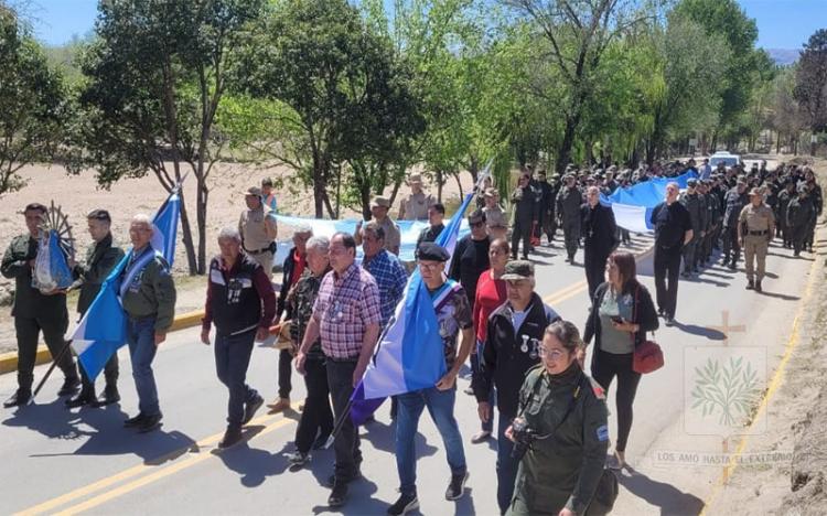 La comunidad diocesana castrense peregrinó al santuario del Santo Cura Brochero