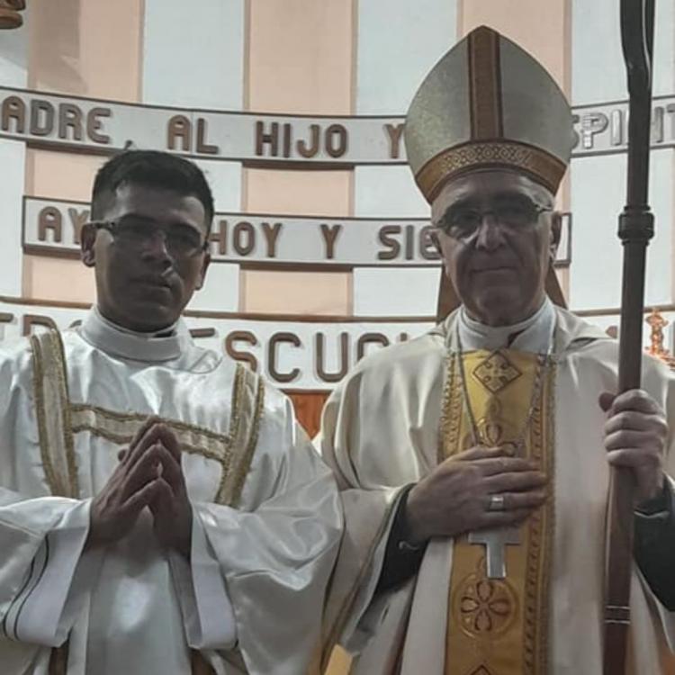 La diócesis de San Roque celebró la ordenación de un diácono transitorio