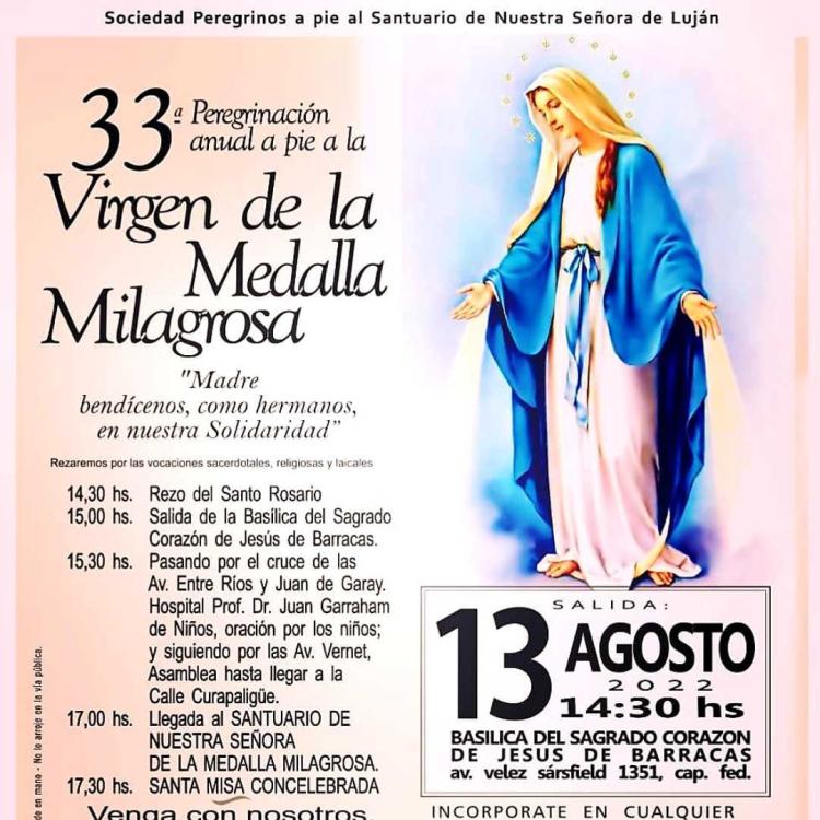 33° peregrinación anual a la Medalla Milagrosa