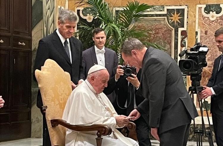 La UCA, presente en un encuentro de universidades con el Papa