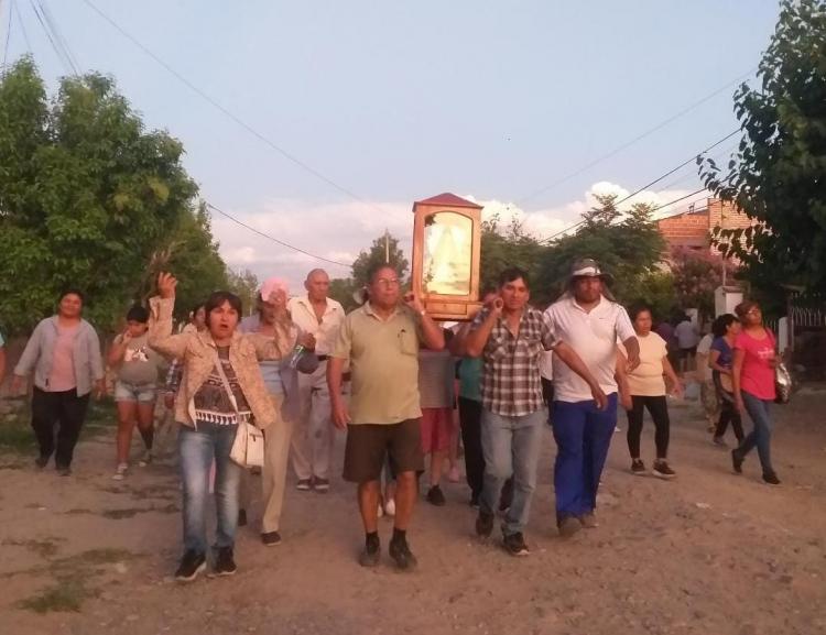 La Virgen de Huachana peregrina en comunidades del NOA