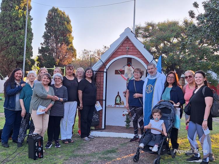 La Virgen de Schoenstatt, patrona de un barrio en San Nicolás de los Arroyos