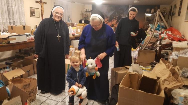 Labor humanitaria de las religiosas polacas y ucranianas