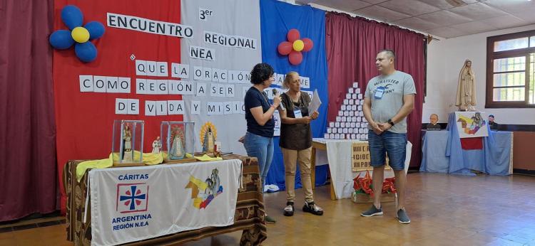 Llegó a Goya la caminata institucional de Cáritas