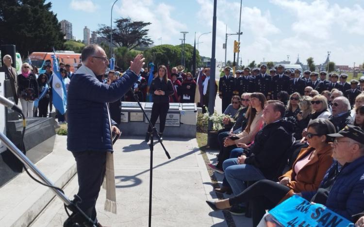 Mar del Plata: homenaje a la tripulación del ARA San Juan