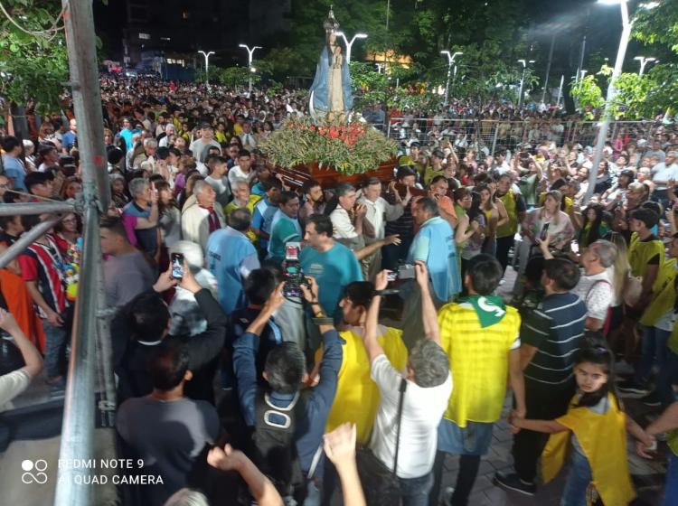 Masiva participaron en la fiesta patronal de la diócesis de Concepción