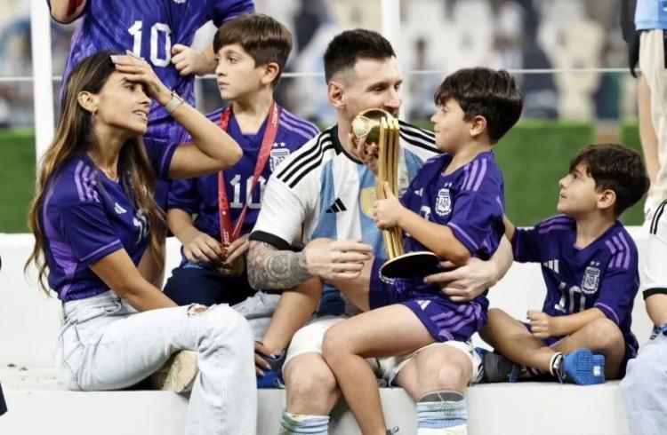 Messi y el mayor de sus trofeos: la familia