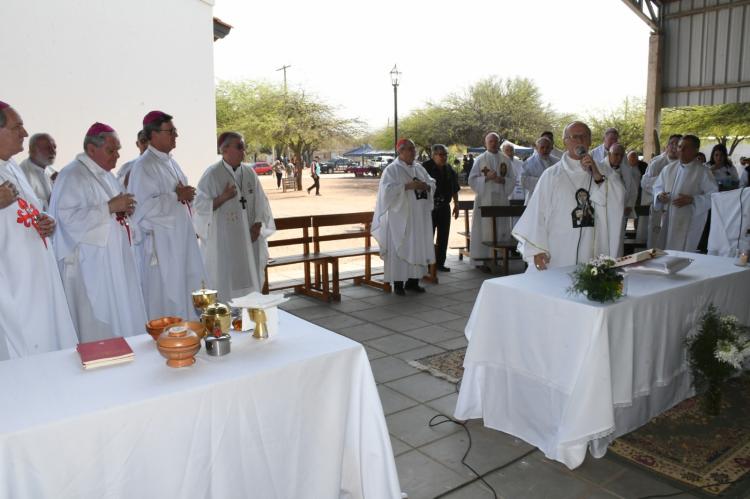 Misa de acción de gracias por la sede primada en el santuario de Mama Antula