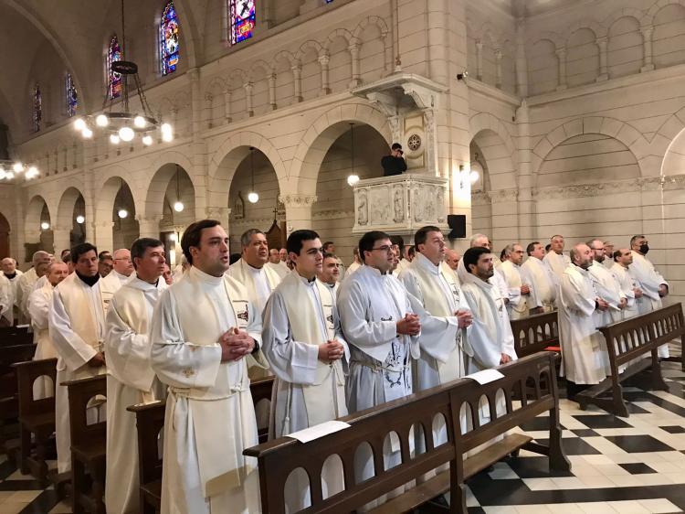 Misa por el día del exalumno en los 100 años del Seminario San José de La Plata