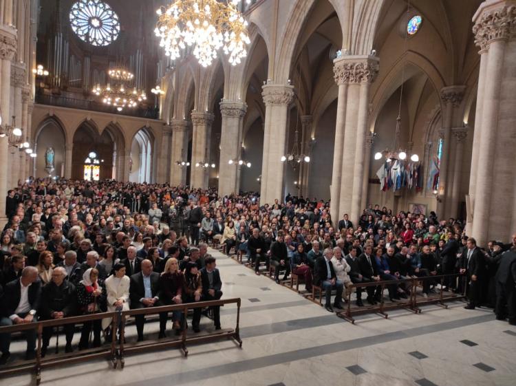 Misa por la paz: Mons. Scheinig llamó a fortalecer la democracia y reconstruir la Patria herida