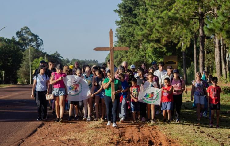 Oberá: misiones de verano y peregrinaje de la imagen de la Virgen por la diócesis