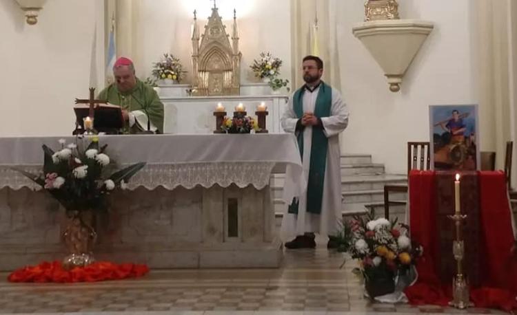 Mons. Colombo pidió al beato Pedernera que guíe al pueblo hacia la amistad social