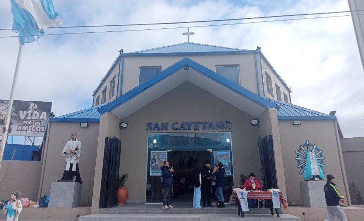 Mons. García inauguró el santuario de San Cayetano en La Matanza