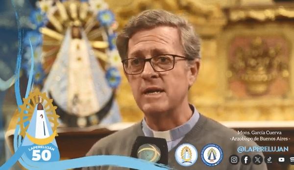 Mons. García Cuerva: 'La mirada de María de Luján quiere hermanarnos'