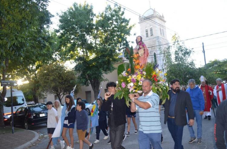 Mons. Giobando presidió en Miramar la festividad en honor a San Andrés