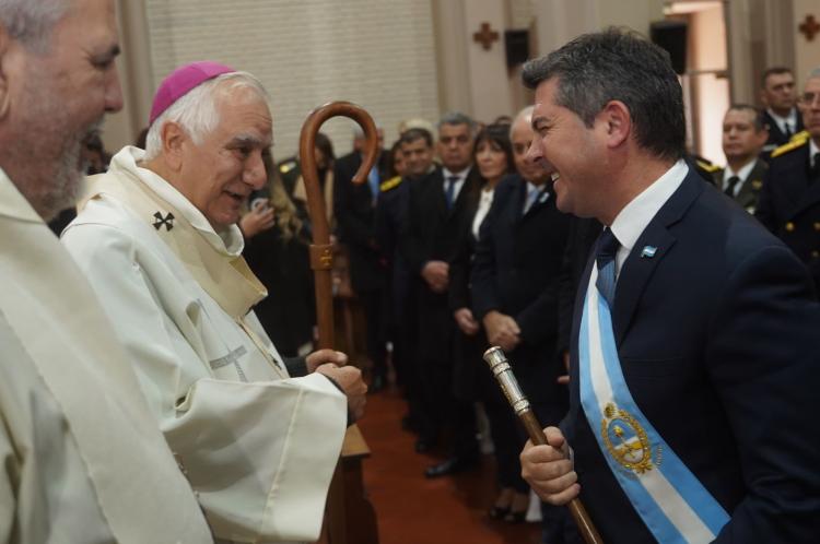 Mons. Lozano, en el tedeum: 'No se debe malversar la comida destinada a los pobres'