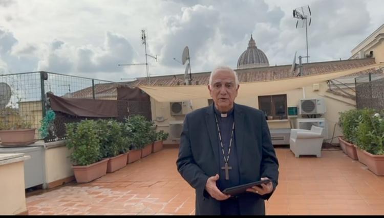 Mons. Lozano transmite el saludo del Papa a la comunidad sanjuanina