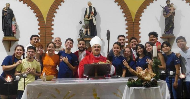 Mons. Margni celebró la misa de envío de la 7° Misión Juvenil Diocesana