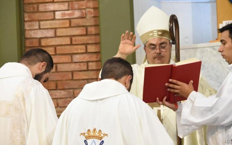 Mons. Margni ordenó a un sacerdote y un diácono