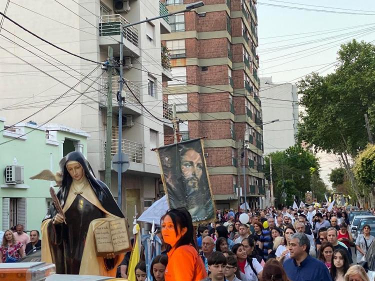 Mons. Margni: 'Santa Teresa supo comprender y asumir en su vida el llamado de Jesús'