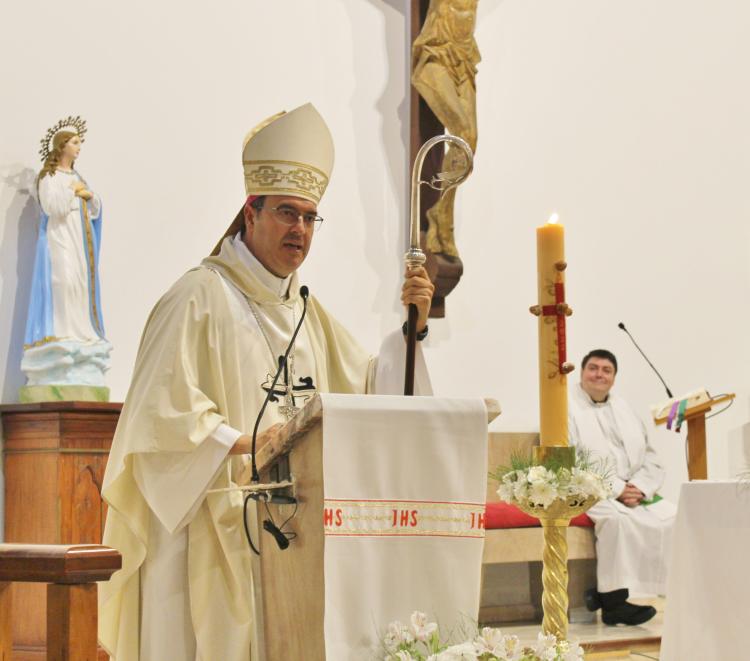 Mons. Mestre pidió "escuchar siempre la voz del Buen Pastor"