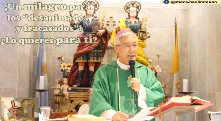 Mons. Moon: "En un contexto de fracaso, Jesús nos llama a echar redes"