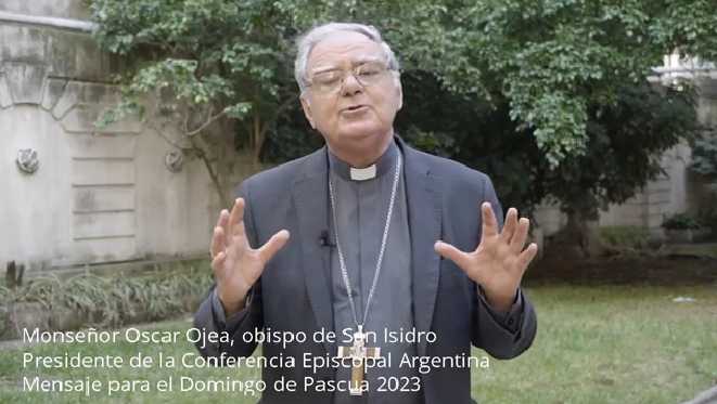 Mons. Ojea: 'La resurrección de Jesús nos compromete, Él vence la muerte'