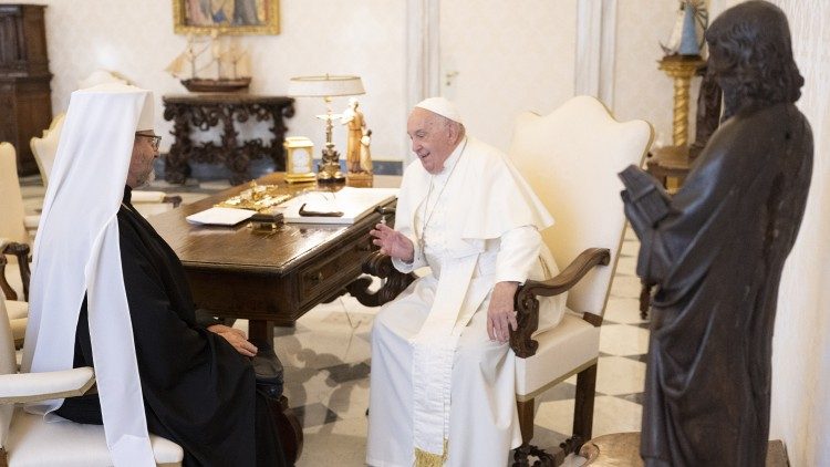 Mons. Schevchuk le agradece al Papa que recuerde siempre a la 'atormentada' Ucrania