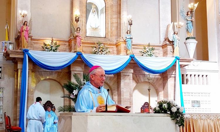 Mons. Stanovnik pidió a la Virgen de Itatí poder hacer un cambio en el corazón