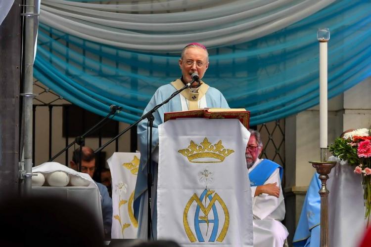 Mons. Stanovnik pidió a la Virgen de la Merced rescatar a los 'cautivos' de este tiempo