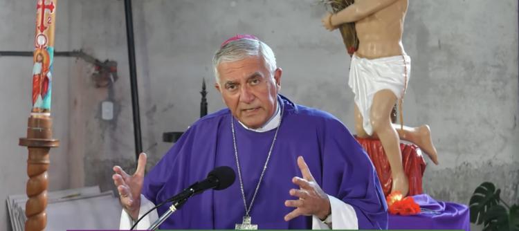 Mons. Uriona: "Resistir la tentación, buscar la fe y adorar solo al Señor, nuestro Dios"