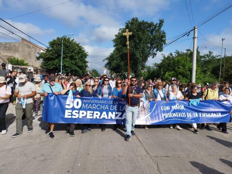 Mar del Plata: una multitud en la nueva Marcha de la Esperanza