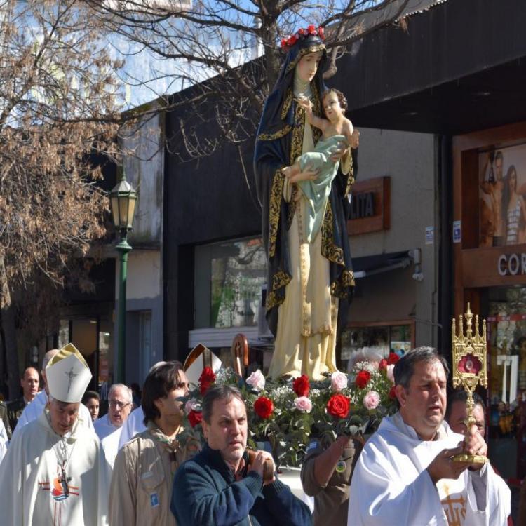 Novena  en La Pampa en preparación para la fiesta de Santa Rosa