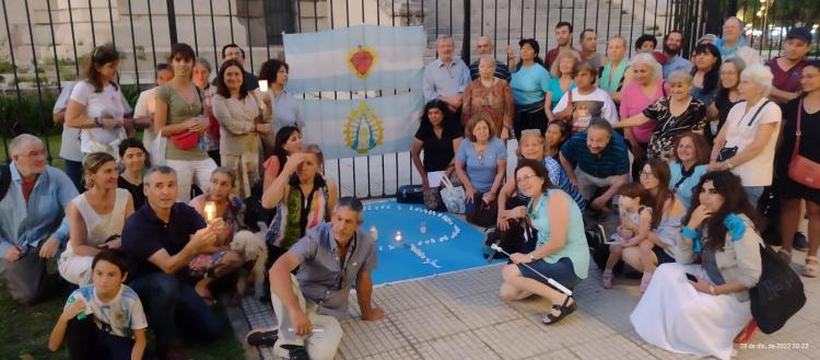 Oración frente al Congreso en favor de los niños por nacer