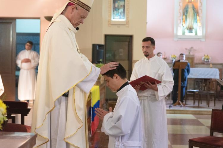 Ordenación diaconal de un hermano de la Sociedad de San Pablo